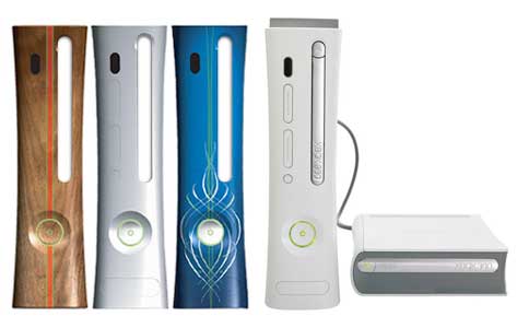 XBox 360 Frontblenden und XBox 360 HD- DVD Laufwerk